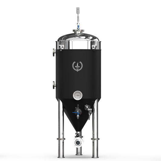 HOOLOO ZX155S Fermentation Tank for Home Brewing Stainless Steel Conical Fermenter Brewing Equipment (155L)