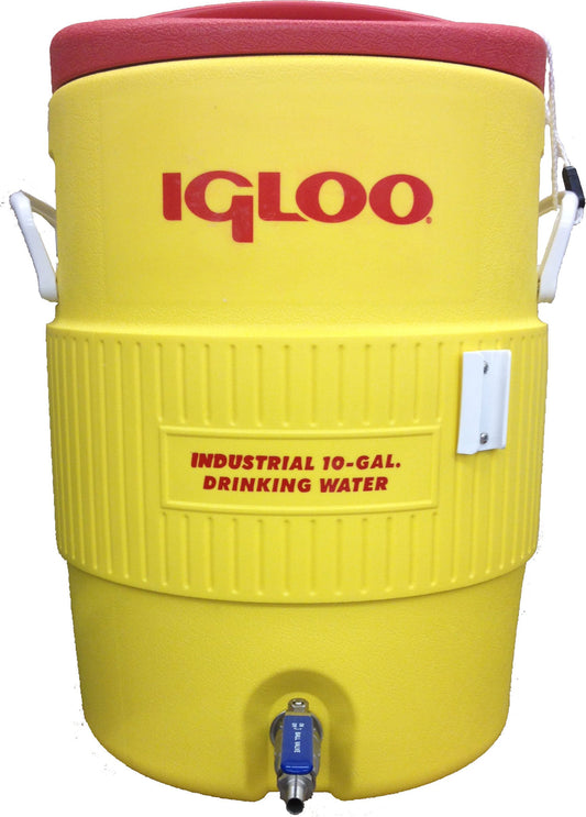 Learn to Brew Igloo Mash Tun with Stainless Steel False Bottom and 1/2" Valve, 10 Gallon